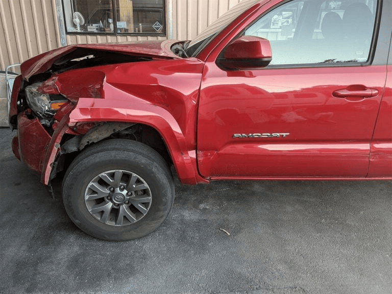 Toyota Tacoma Front Damaged